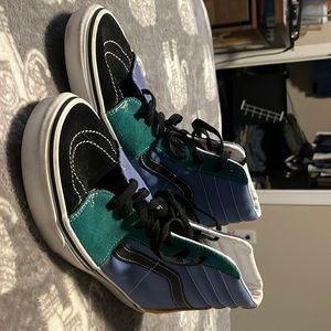 Vans Sk8-Hi Top Mix & match green, yellow, blue,